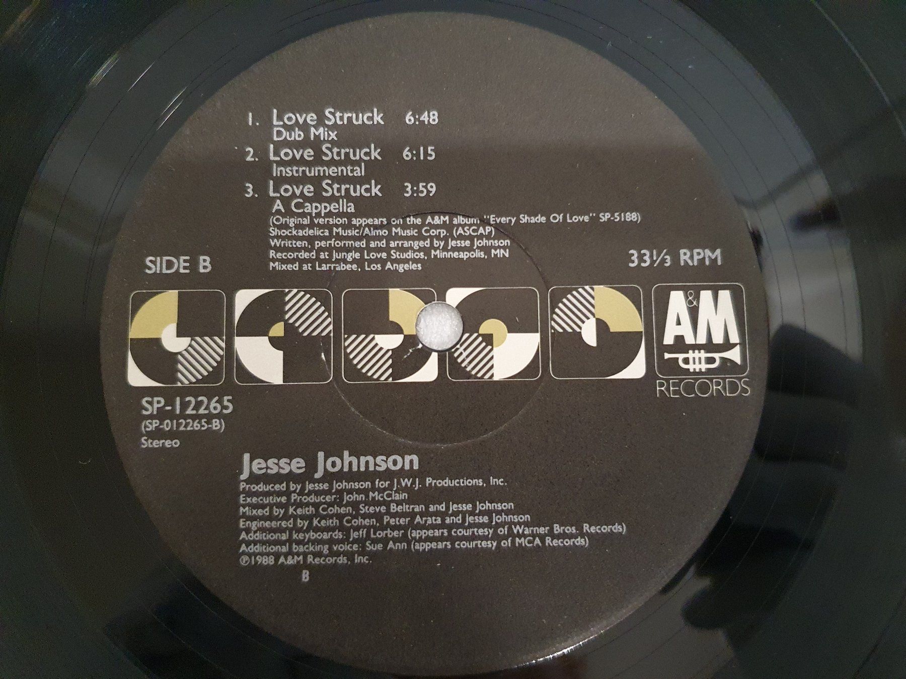 Dischi in vinile: Jesse Johnson – Love Struck – Usato da Uster venduto da Vinyl-Leidenschaft 5