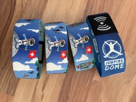 Jumping & Kiddy Dome, Eintrittsbänder, 4 Stk. Top Zustand!