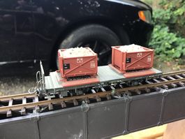 BEMO Kieswagen HOe-HOm, RhB, in Originalverpackung!