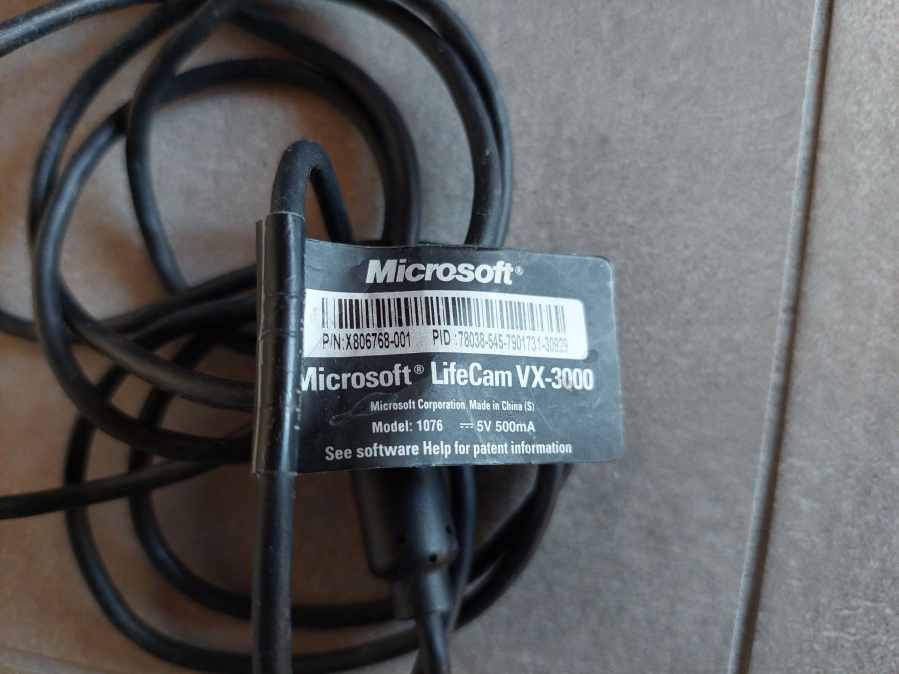 Microsoft Webcam: Webcam  LifeCam VX- 3000 – Usato da Wiesendangen venduto da troawus 4