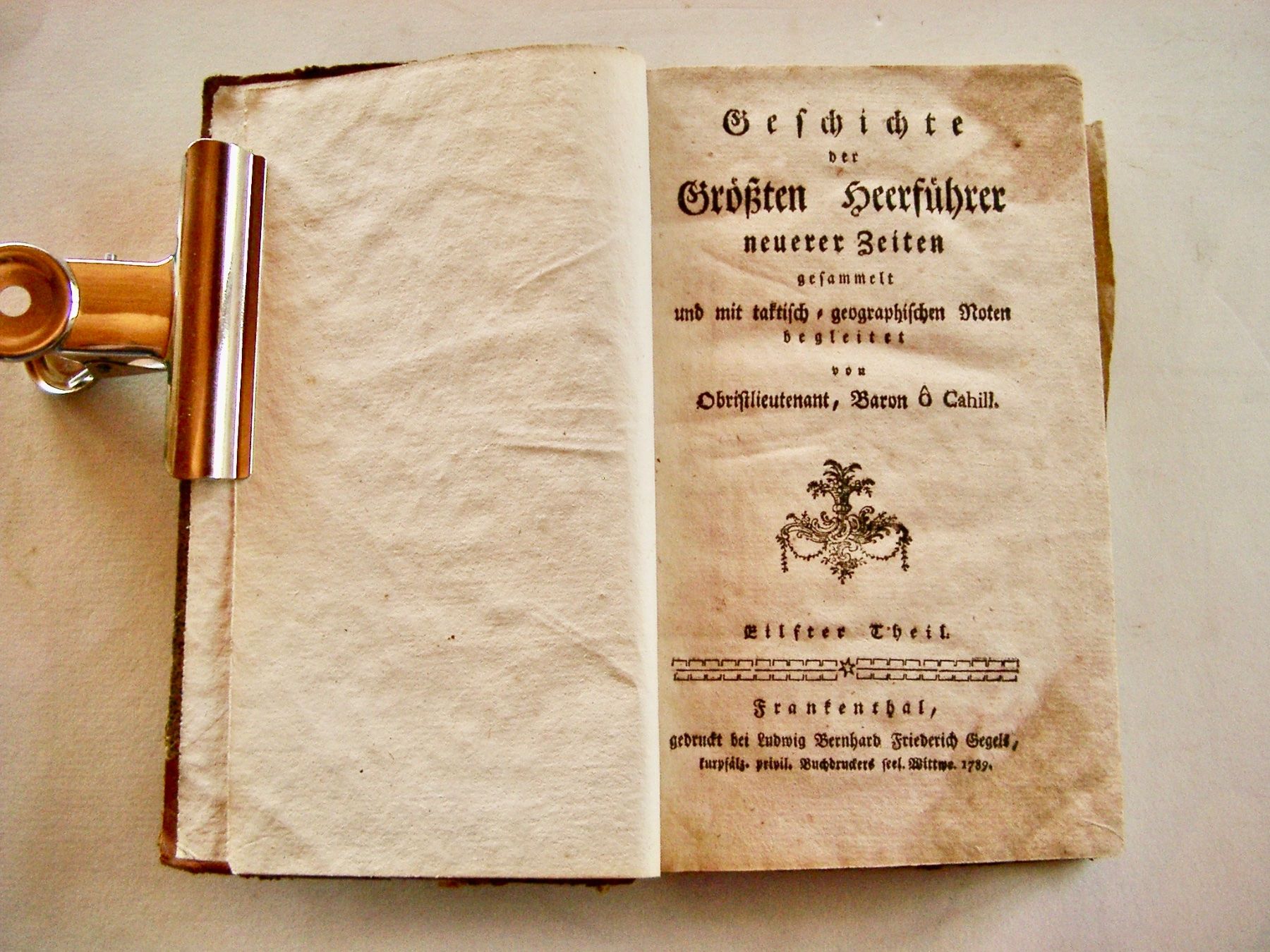 Libri: Geschichte der Größten Heerführer neuerer Zeiten – Usato da Winkel venduto da Gallica 2
