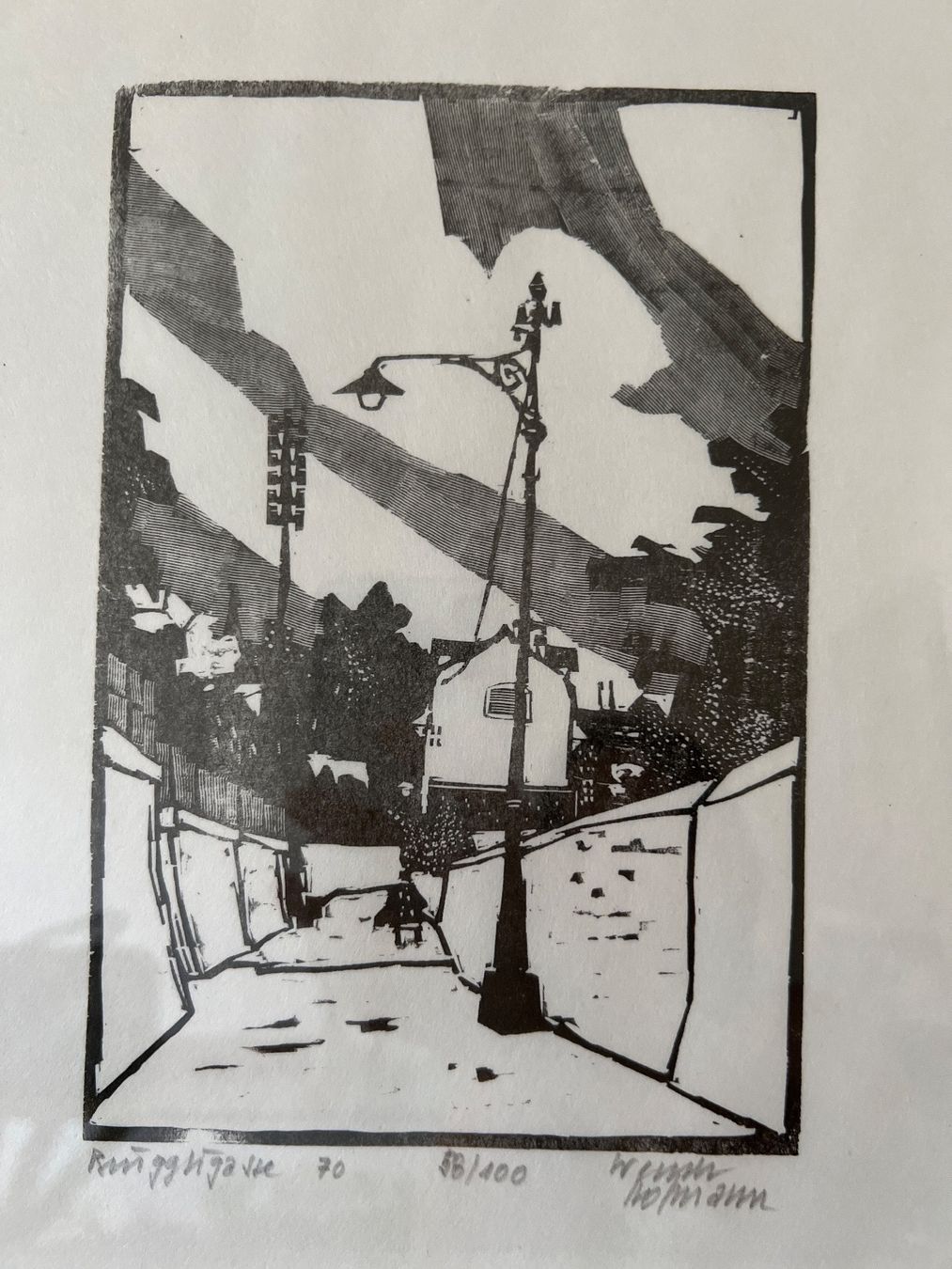 Xilografie: Original Holzschnitt von Werner Hofmann – Nuovo (secondo la descrizione) da Zürich venduto da kitsune
