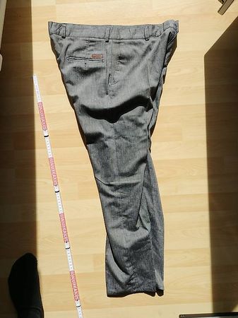 TEKE Sommer Anzugshose grau / silber top Zustand
