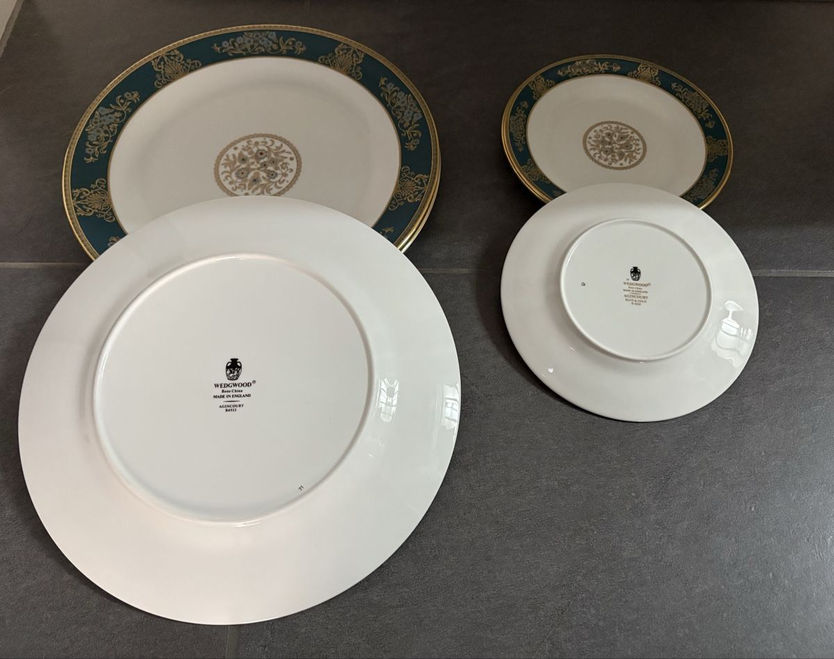 Geschirrsets: 6 Teller Wedgwood Agincourt – Gebraucht aus Tagelswangen von lykainion 3