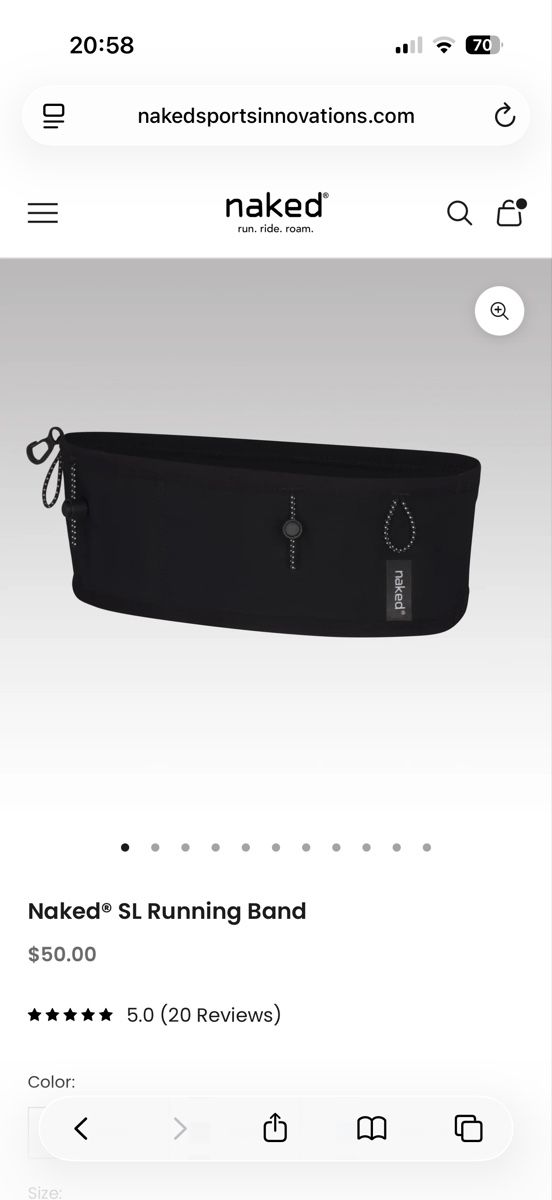 Cinture: Naked running belt – Nuovo (secondo la descrizione) da Samstagern venduto da apamuk