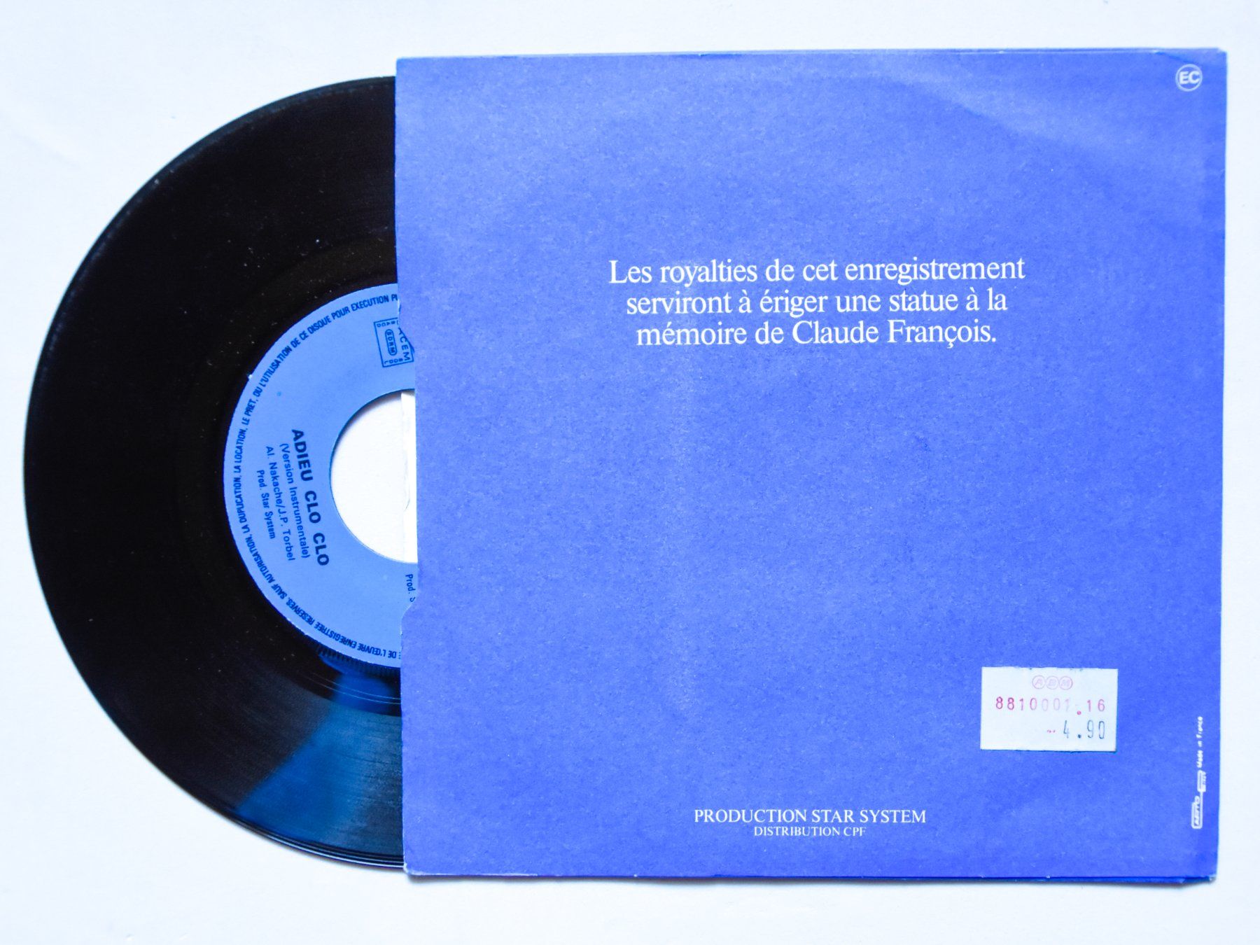 Schallplatten: Adieu Cloclo par ses fans – Gebraucht aus Belmont-sur-Yverdon von ag97 1