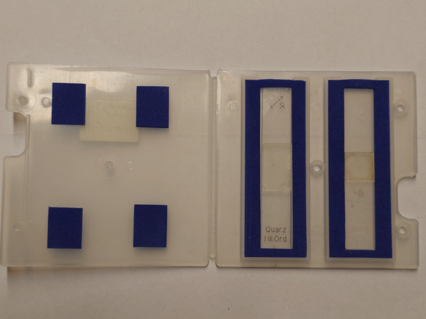 Microscopes: Lambda/4-Plättchen und Quarz-Kompensatoren I–III – D'occasion à Greifensee par Freakler 1