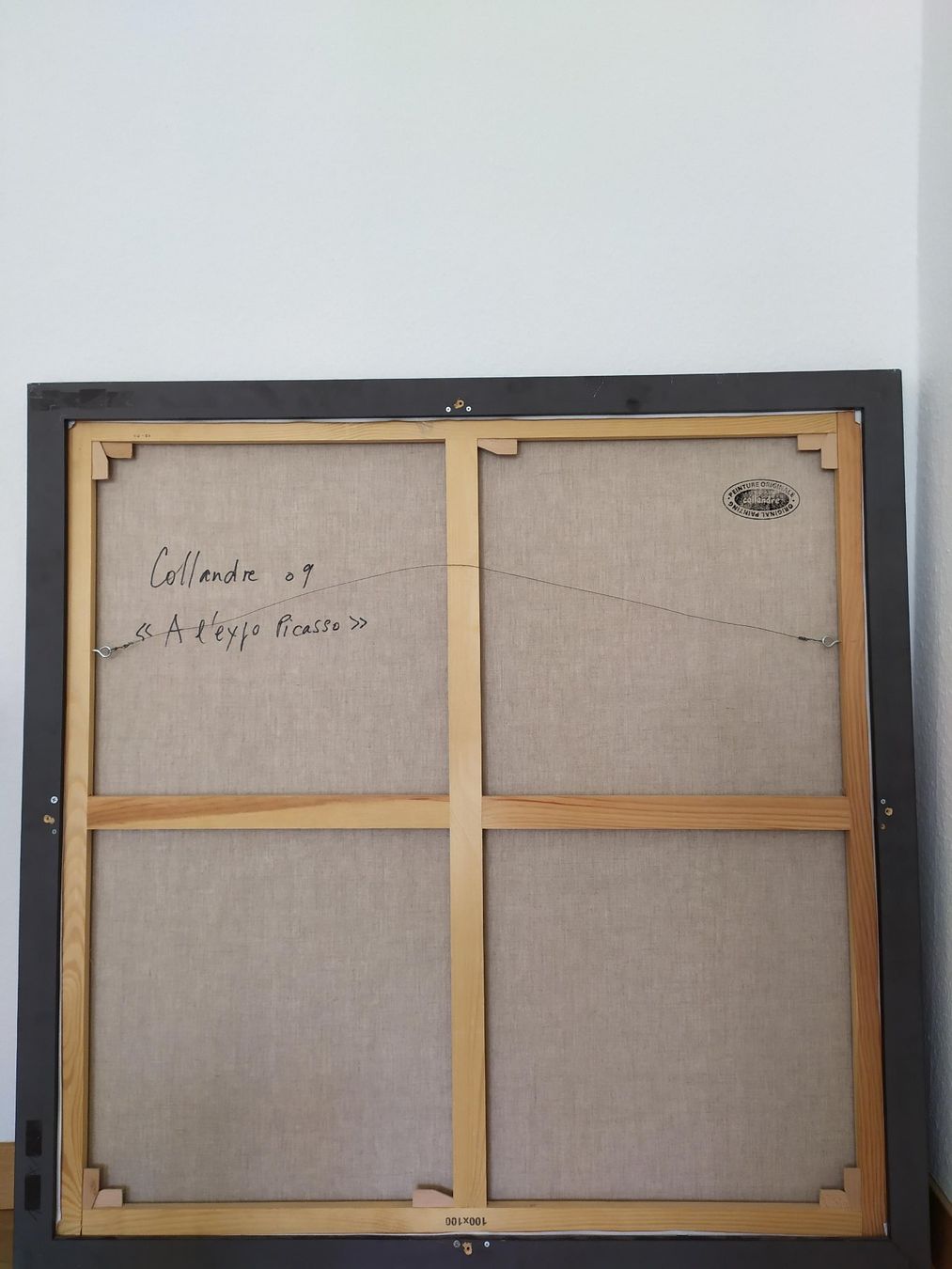 Dipinti: Tableau "A l'expo Picasso" de Collandre – Usato da Genève venduto da njia 4