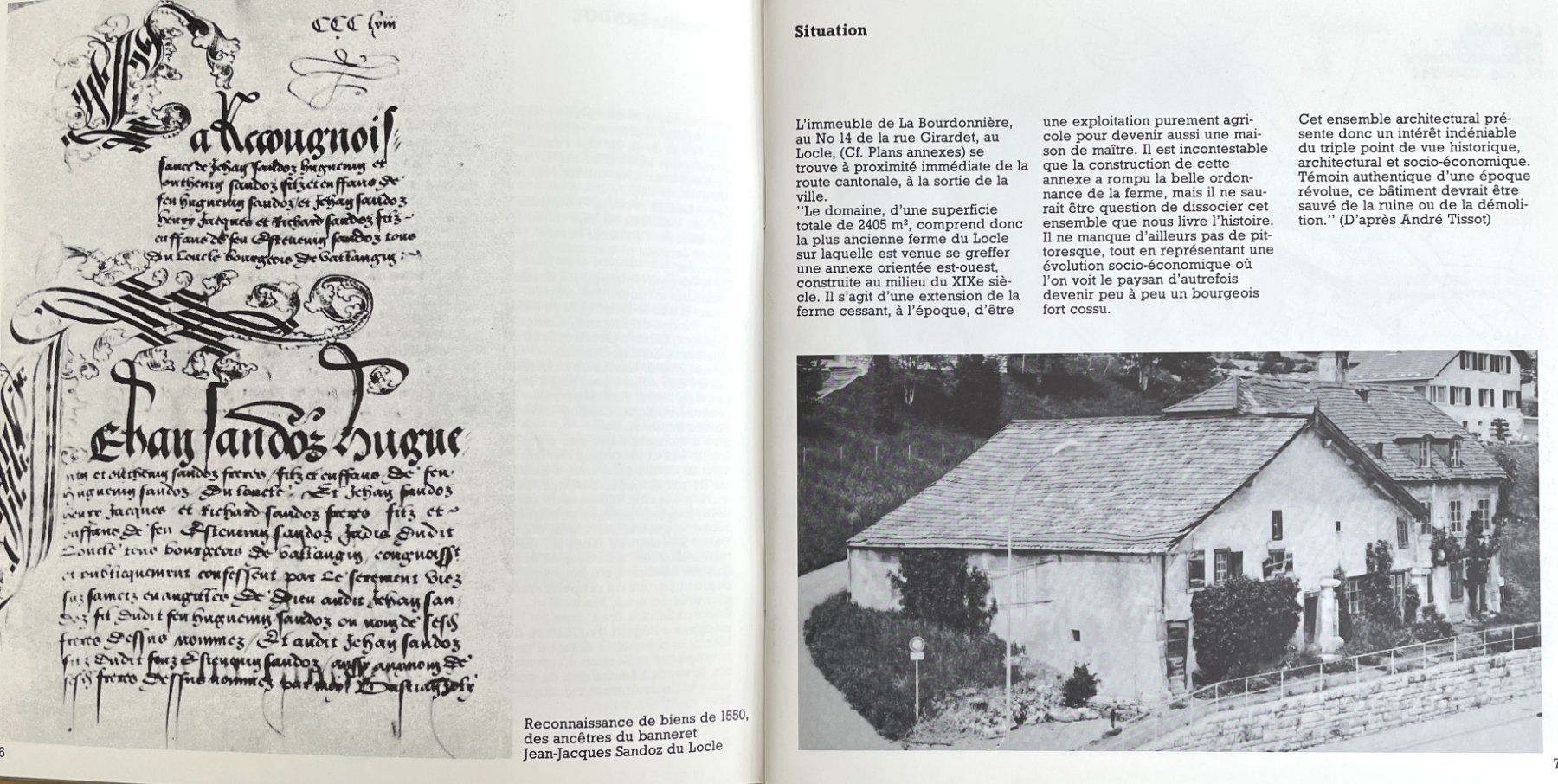 Libri: Le Locle Ferme La Bourdonnière – Usato da Savagnier venduto da Ne2065 1