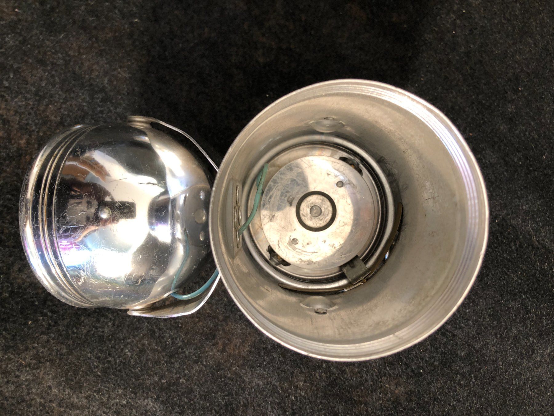 Lampen: Lanterne de poche vintage. MEYER. – Gebraucht aus Saignelégier von Dubois_Vintage 8