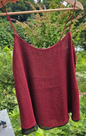 Burgundy Cami Top, Size M