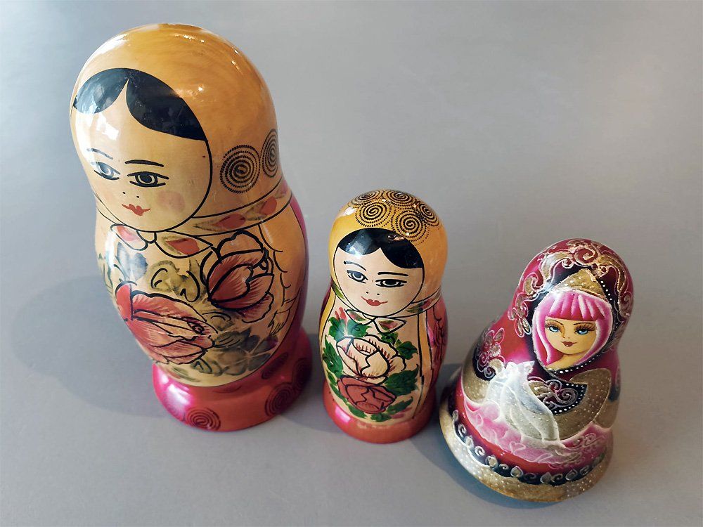 Alle Dekorationen: 3 Matrjoschkas / Matroschkas – Gebraucht aus Knonau von der_Alexan