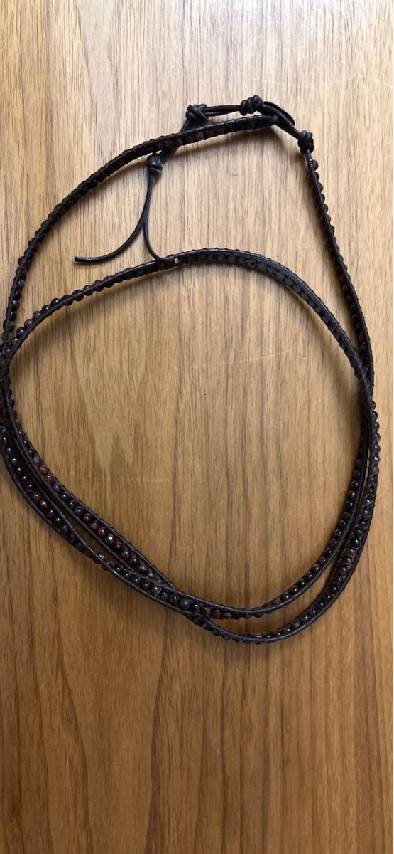 Bracciali & Braccialetti: Leder Bracelet HÄMATTIT – Nuovo (secondo la descrizione) da Fraubrunnen venduto da Vpeck