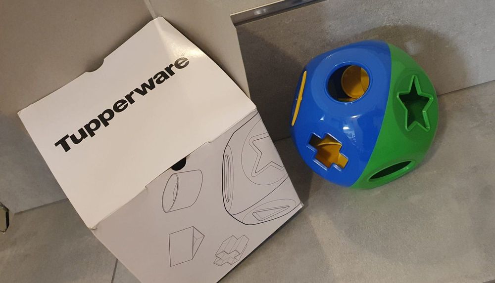 Tupperware Kombi-Ball Kinder Spielball Steckspiel Motorik – RXDLB