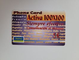 Telefonkarte Spanien