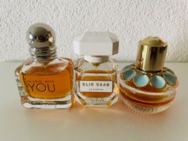 Armani & Elie Saab Parfums Sammlung