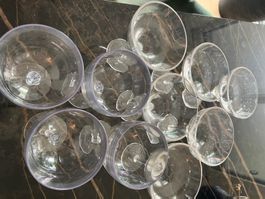 Ensemble de 10 verres pour piscine en plexiglass