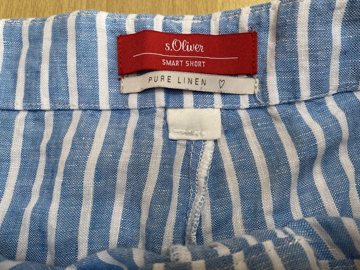 S.Oliver Pantaloni: s.Oliver Leinen Shorts, Gr.40, Neuwertig – Nuovo (secondo la descrizione) da Buochs venduto da H16 2