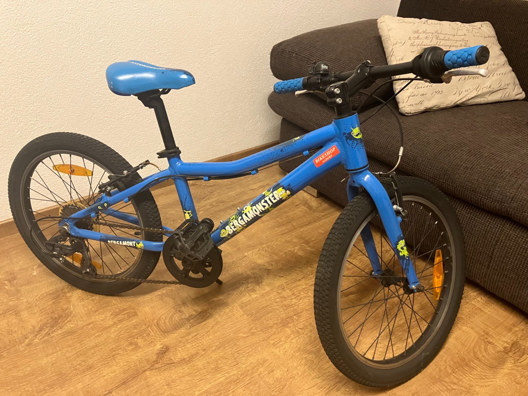Bergamont Monster Kinderfahrrad 20 Zoll - Blau (Gebraucht) in Guntershausen  fr CHF 35  nur Abholung auf Ricardo kaufen