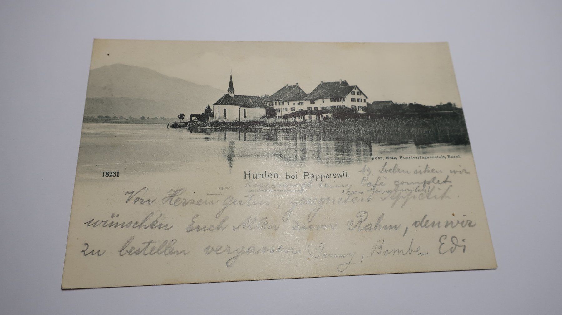 Cartes postales: Hurden bei Rapperswil  1902 – D'occasion à Cormoret par Pascalll2001 1
