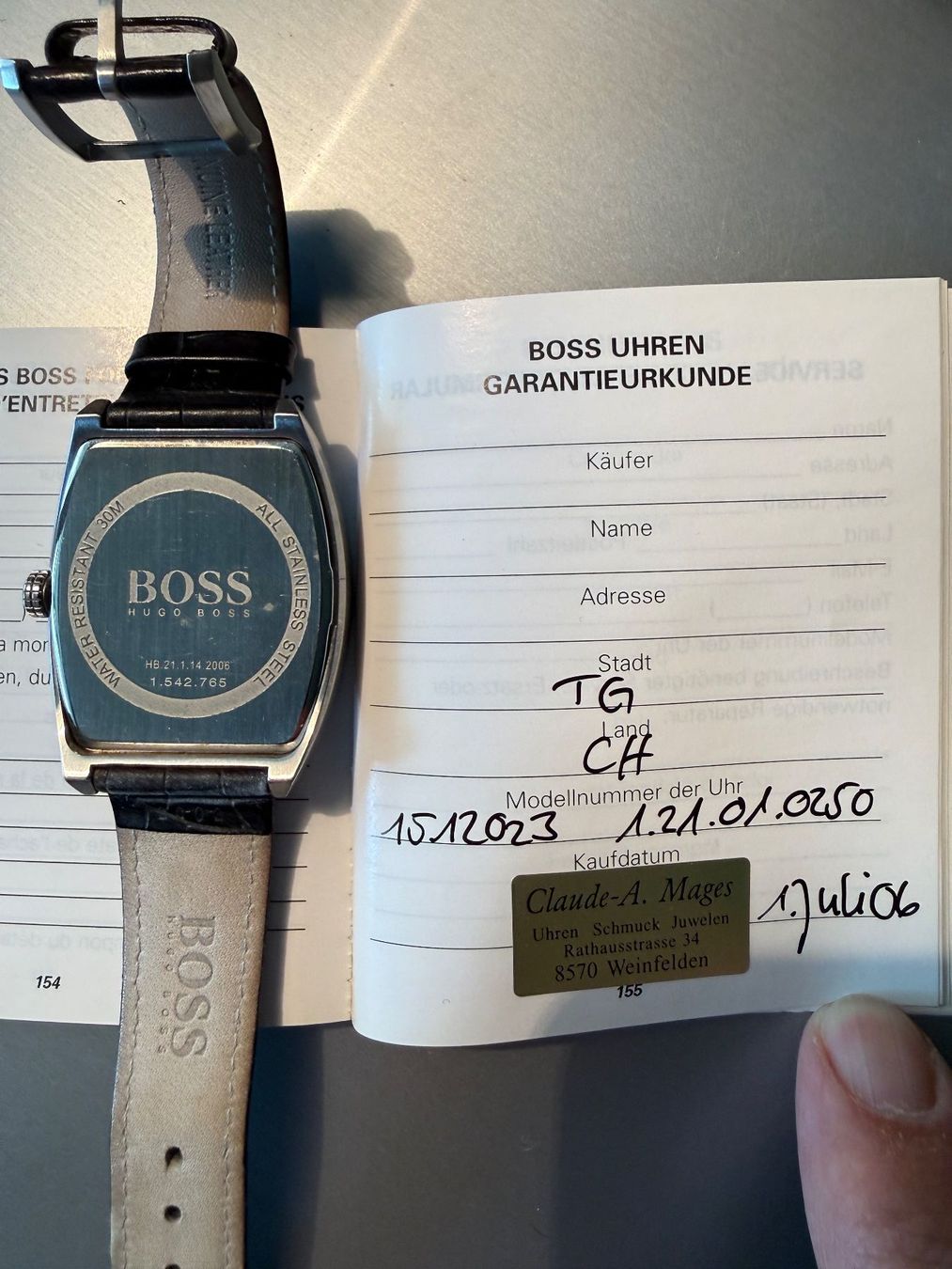 Hugo Boss Uhren: Hugo Boss Armbanduhr – Gebraucht aus Weinfelden von ff57 2