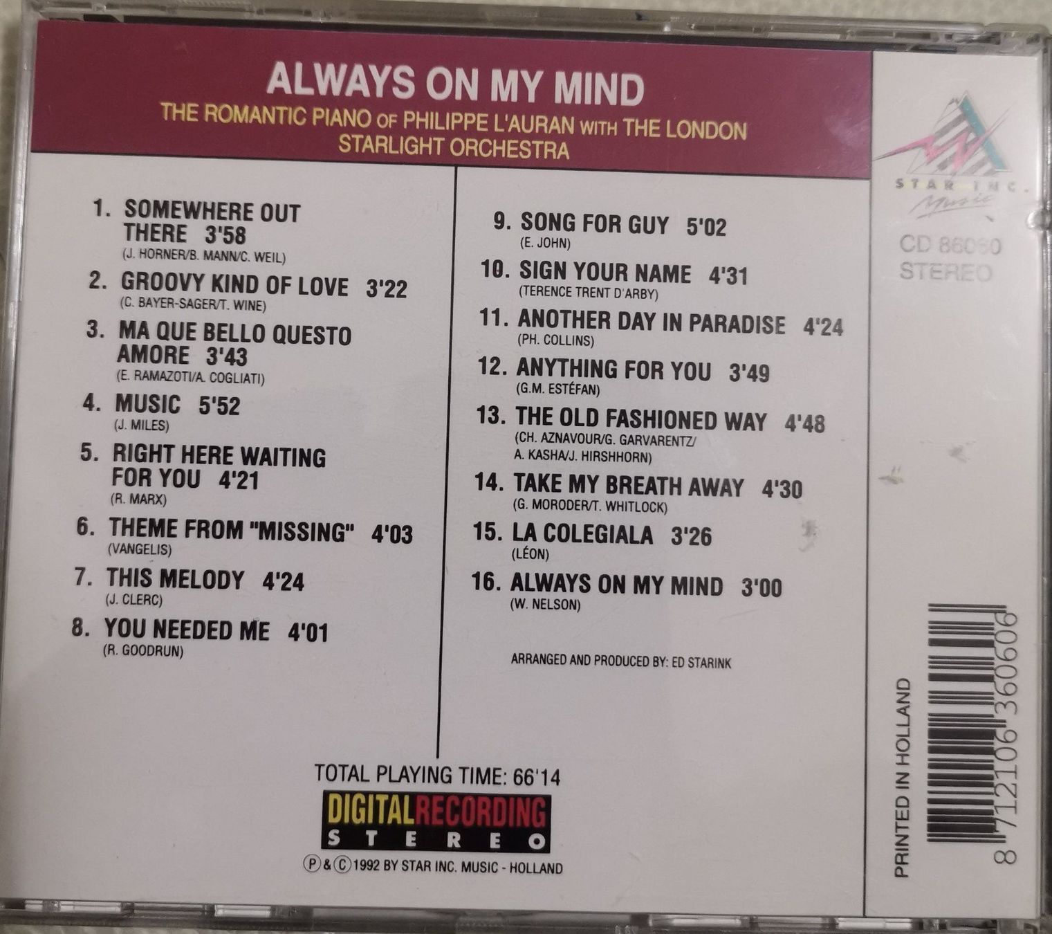 CD: The Romantic Piano – Usato da Küssnacht am Rigi venduto da Gold_und_mehr 1