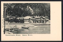 Brienz, Station der Rothornbahn am See