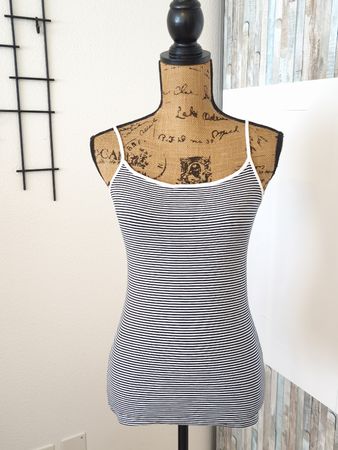 Esprit Top Marineblau Gestreift Grösse M