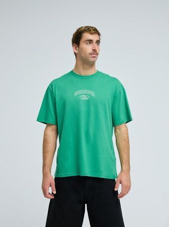 Quiksilver Herren T-Shirt Legacy grün mit Logo (NEU)