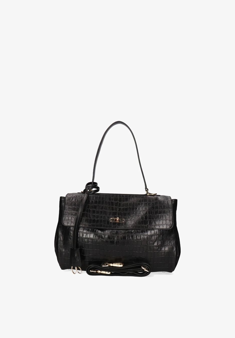 Hamilton Taschen: Melvin & Hamilton Krokotasche schwarz – Gebraucht aus Bern von Yersinia03 2