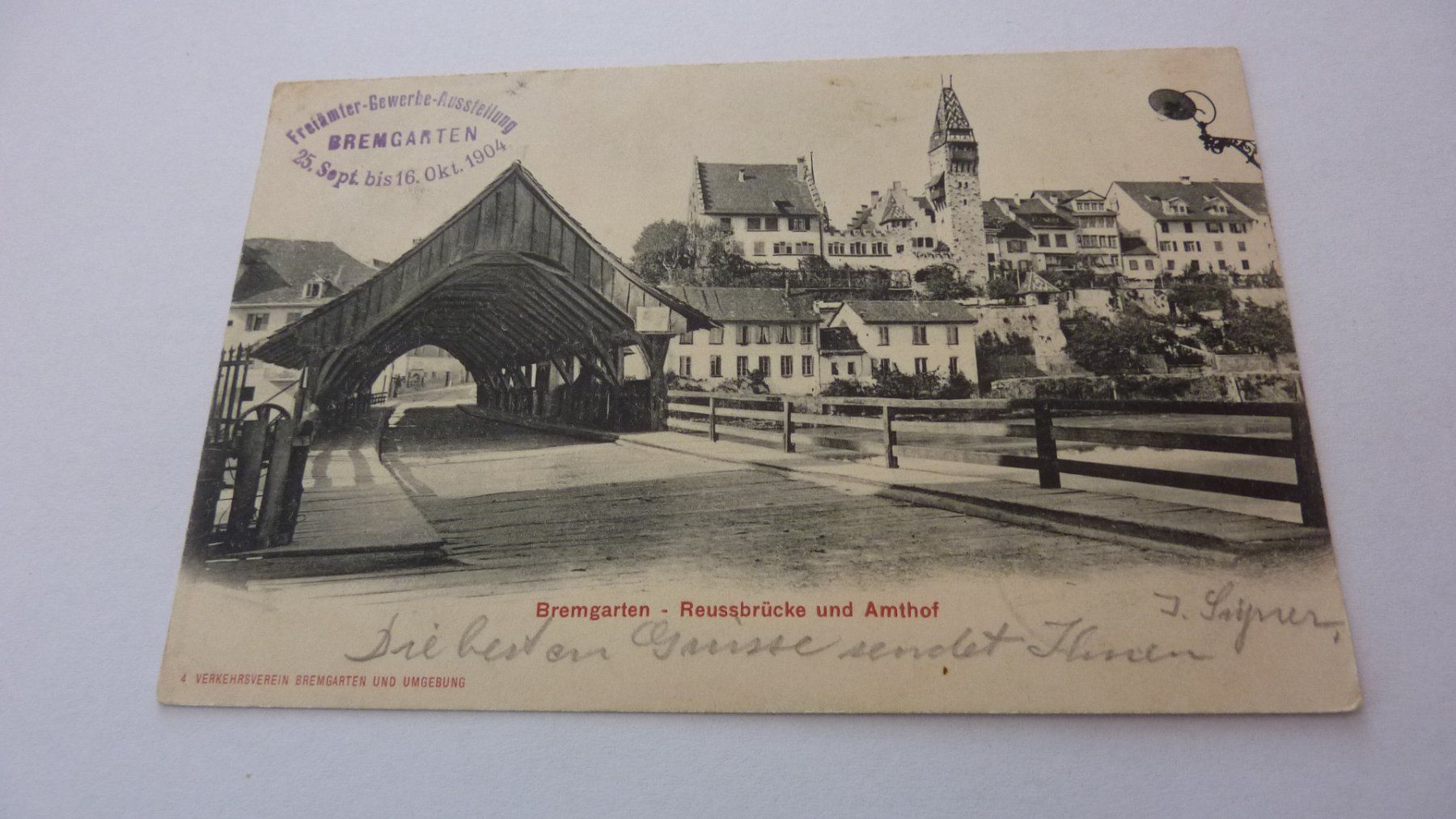 Cartoline postali: 3 ver. uralte Ansichtskarten : Bremgarten  1899-1910 – Usato da Birrwil venduto da Schnaepli 2