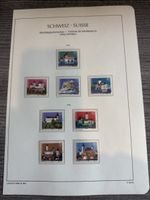 Schweiz Briefmarken Pro Patria 1978/79, gebraucht, komplett.
