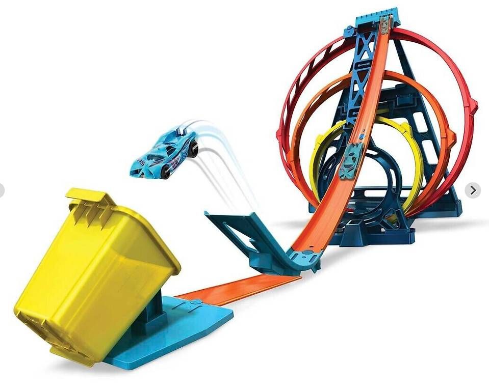 Giocattoli: Hot Wheels circuit triple looping et voitures – Usato da Les Ponts de Martel venduto da ilyona 3
