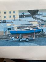 Segelschiff mit 4 PS Aussenborder YAMAHA auf MATOR KG 10 Anh