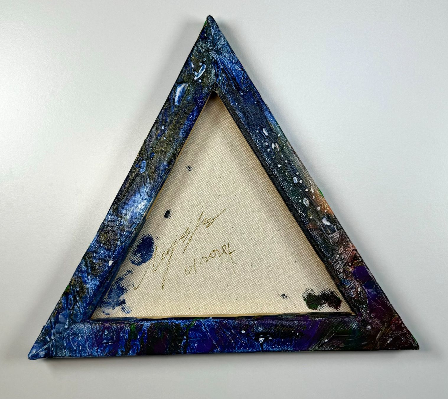 Dipinti: Acryl-Flüssigmalerei, Dreieck – Usato da Schlieren venduto da MayaSheng1983 2
