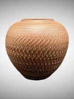 Superbe vase ancien en terre cuite SWISS de FRICK Keramik