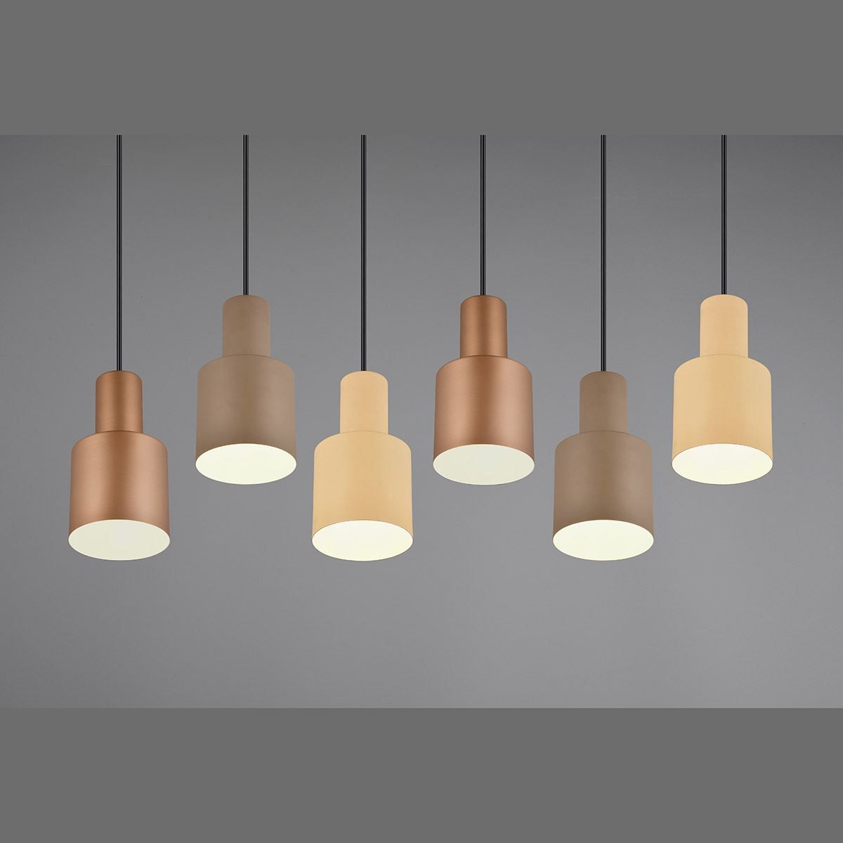 Lampadari & plafoniere: Pendelleuchte, Höhe anpassbar, 6er Spot – Nuovo (secondo la descrizione) da Kreuzlingen venduto da Smart-Light 4