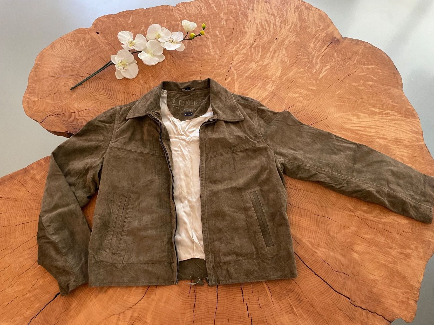 Giacche: Wunderschöne wildlederjacke von CREEKS / Veste en daim – Usato da Zürich venduto da AnnaSa 1