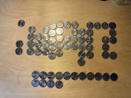 25 Cent Sammlung USA Fast alle Bundesstaaten 