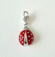 Charm "Marienkäfer" Silber 925 (rhodiniert) - NEU