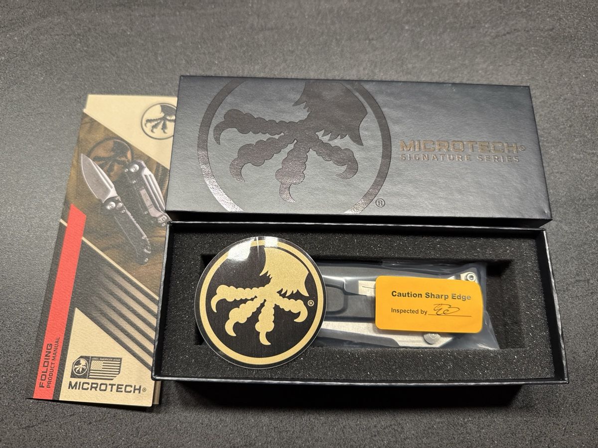Zubehör: Microtech Socom Elite Warcom Signature Series – Neu (gemäss Beschreibung) aus Düdingen von M390 5