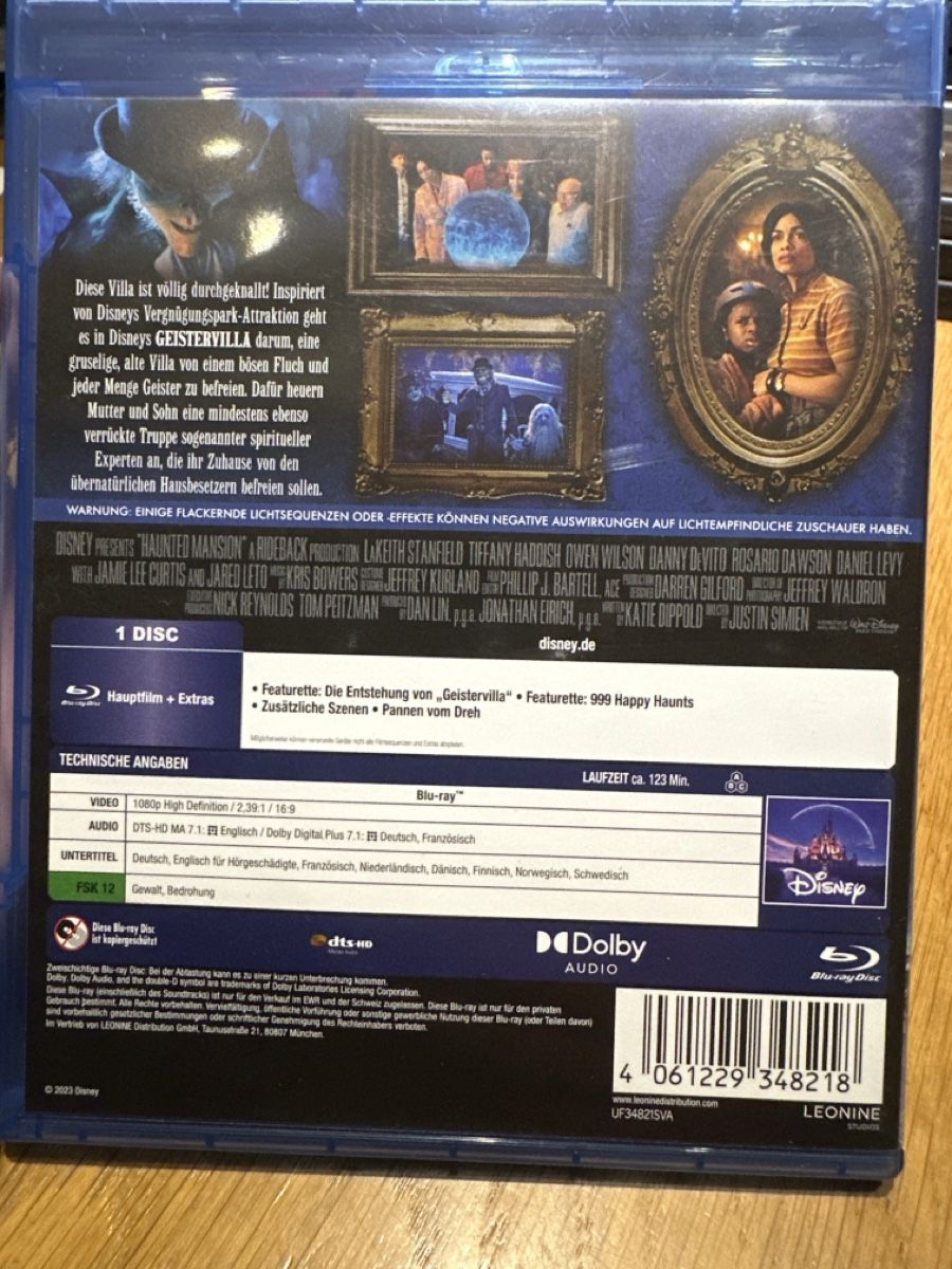 Tutti i DVDs: Die Geistervilla 1-2 Bluray DVD – Usato da Benken ZH venduto da Audi-erich 2