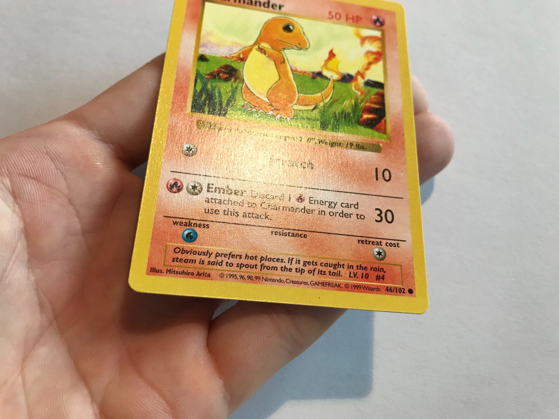 Pokémon Cartes à collectionner: Charmander non holo Shadowless Base EN – D'occasion à Hagendorn par Pokecollectorch 2