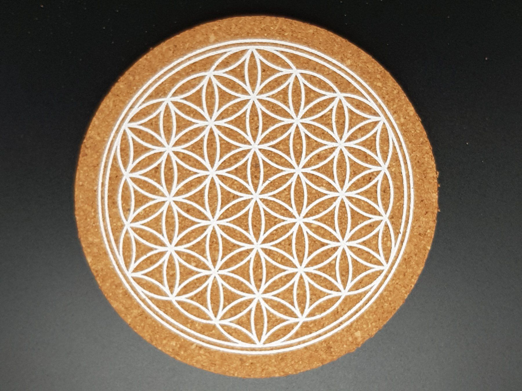 Sottobicchieri: Untersetzer "BLUME DES LEBENS" 6x10 cm – Nuovo e nell'imballaggio originale da Turbenthal venduto da enjak 1
