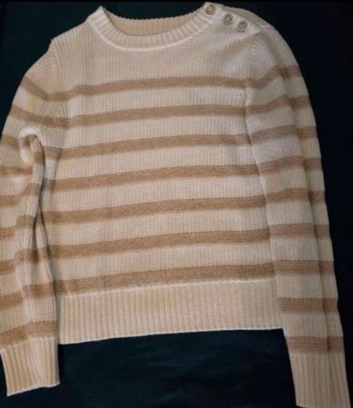 Gemütlicher Pullover Morgan, Gr. XS mit Glitzerknöpfen