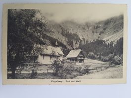 Postkarte Engelberg End der Welt Ansichtsgkarte R21