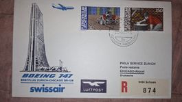 Swissair Zürich - Chicago 28.03.1983