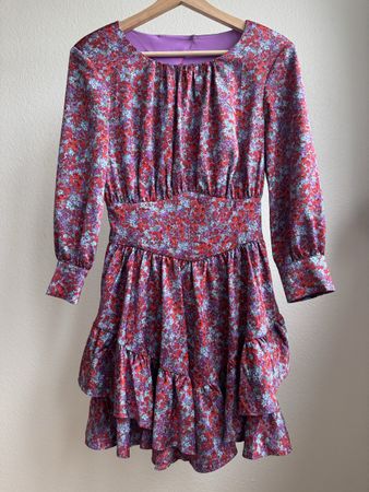For Love & Lemons Mini Dress Size XS, Floral Print