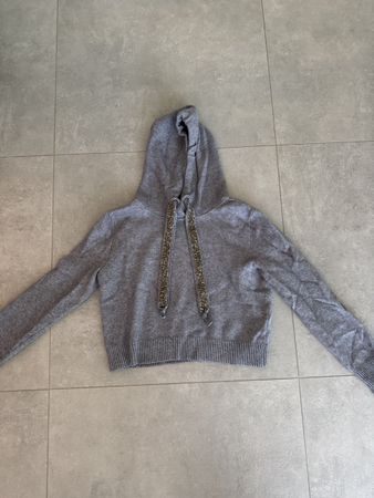 Zara Knit Hoodie, Gr. S, Grau, Top Zustand für den Herbst!