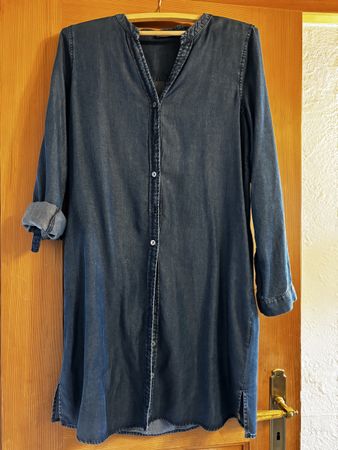 Smith & Soul Jeanskleid blau langarm mit Knopfleiste 38/M